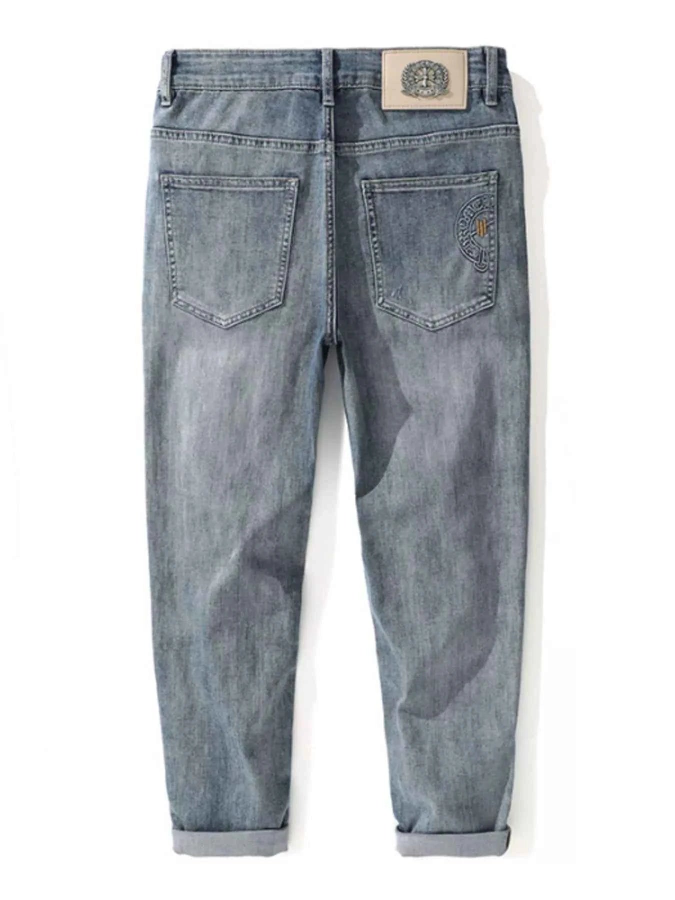 Men's Washed Straight Fit Jeans
